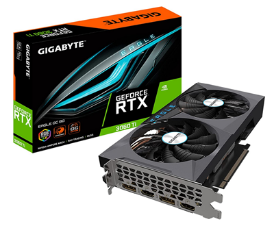 Milwaukee PC - Gigabyte GeForce RTX™ 3060 Ti EAGLE OC 8GB, 2xDP, 2xHDMI, RGB