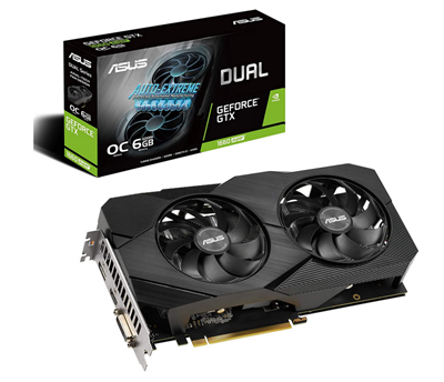 Milwaukee PC - Asus DUAL GeForce GTX 1660S MINI 6GB, 1xHDMI, 1xDVI-D, 1xDP