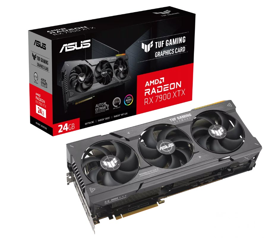 Milwaukee PC - ASUS TUF Gaming Radeon RX 7900 XTX 24G - 1xHDMI 2.1, 3xDP 2.1