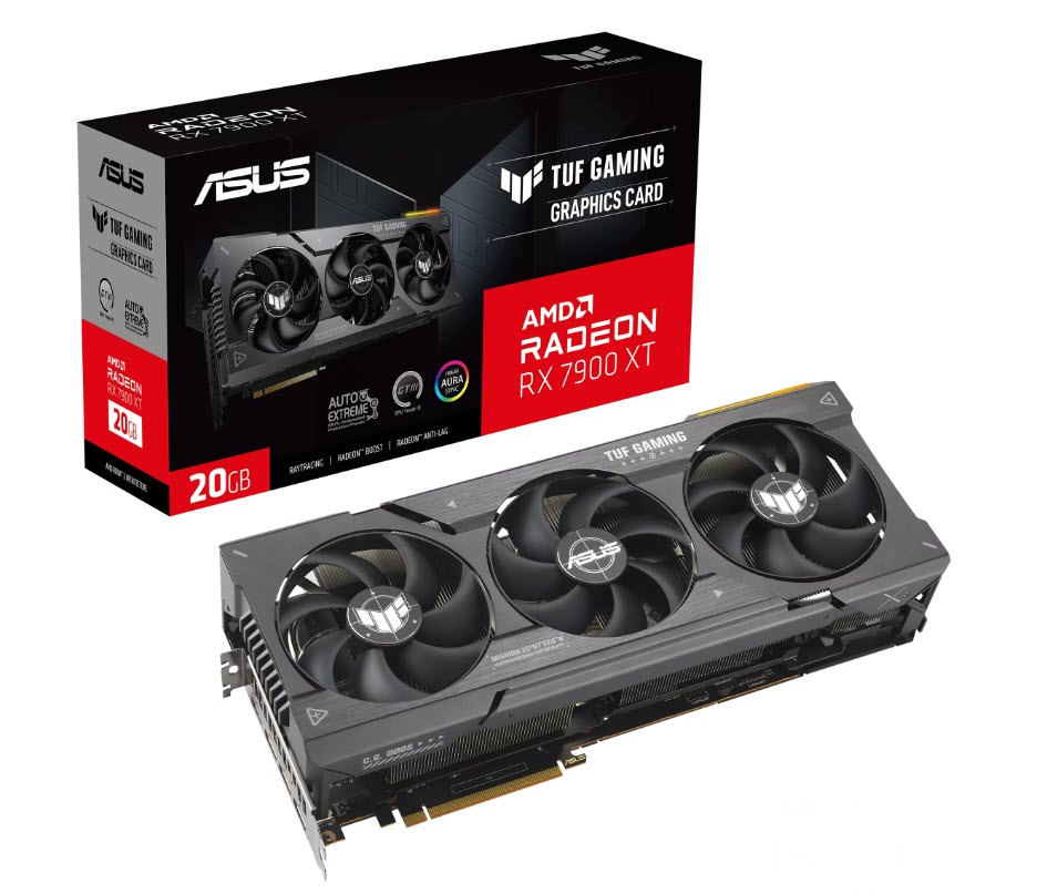Milwaukee PC - ASUS TUF Gaming Radeon RX 7900 XT 20G - 1xHDMI 2.1, 3xDP 2.1