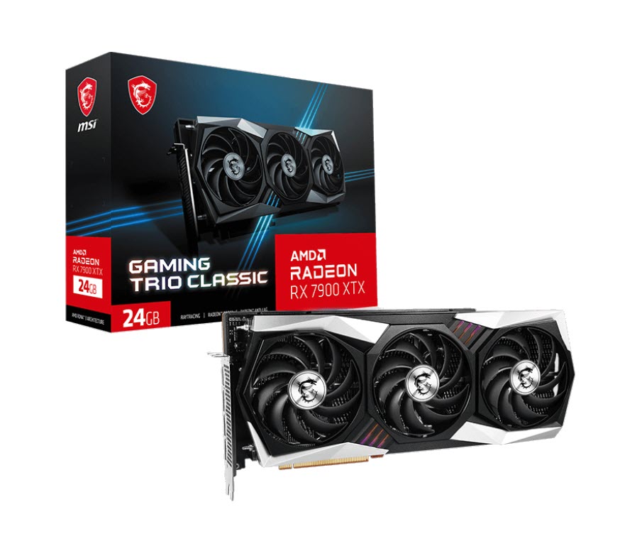 Milwaukee PC - MSI Radeon™ RX 7900 XTX GAMING TRIO CLASSIC 24G - 3xDP, 1xHDMI