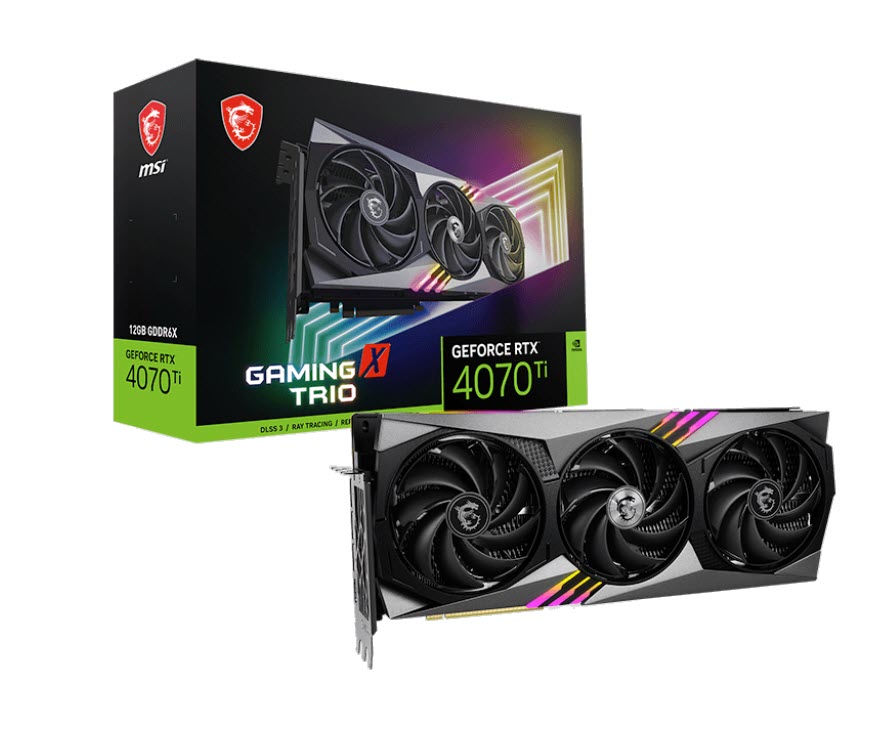 Milwaukee PC - MSI GeForce RTX 4070 Ti GAMING TRIO 12GB - PCI Express