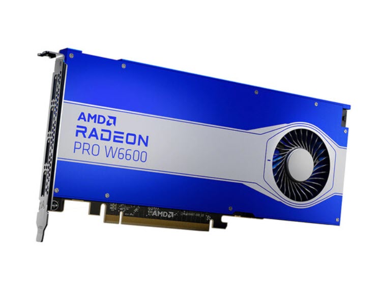 Milwaukee PC - AMD RadeonPRO W6600 8GB GDDR6 - PCIExpress, 4xDisplayPort1.4