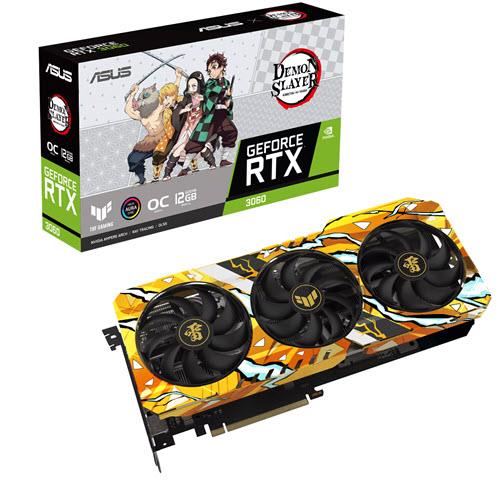 Milwaukee PC - TUF RTX 3060 O12G DEMONSLAYER - PCIe 4.0, 2xHDMI, 3xDP, HDCP, ARGB 