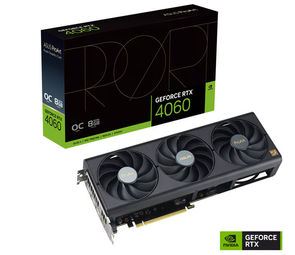 Milwaukee PC - ASUS ProArt GeForce RTX  4060 OC Edition - PCIe 4.0, 1xHDMI, 3xDP, HDCP