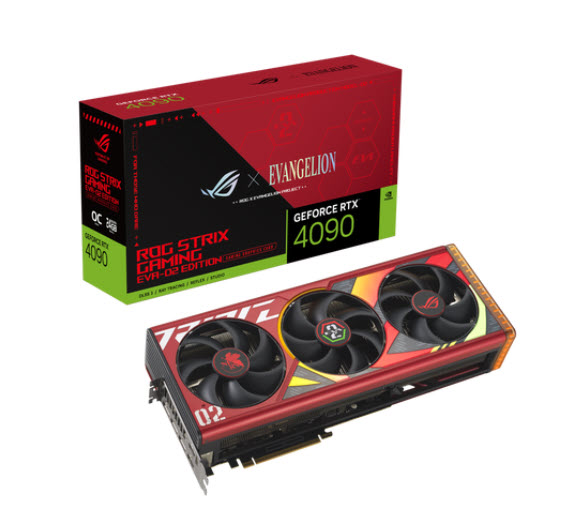 Milwaukee PC - Asus ROG Strix GeForce RTX™ 4090 24GB GDDR6X OC EVA-02 Edition, PCIe 4.0,  DP, HDMI, HDCP, ARGB