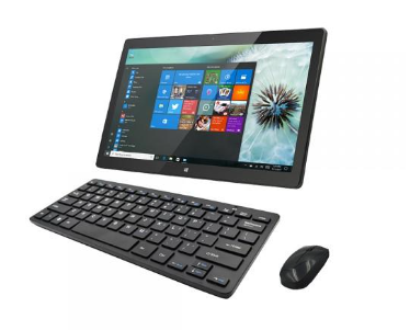 Milwaukee PC - iView-1760AIO All-in-One Computer/Tablet - 17.3" IPS (1920x1080) Touch, Cel N3350, 4GB, 32GB, Wifi-n, BT4.0, Win10, Wrls K/M