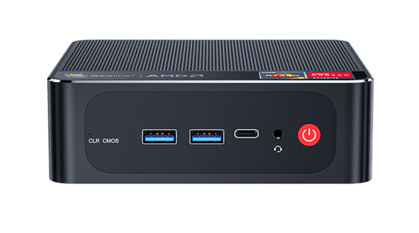 Milwaukee PC - Beelink SER5 Mini PC - Ryzen5 5600H, 16GB, 500GB SSD, AMD Gfx, Wifi-6E, BT5.2, 2xHDMI/1xUSB-C Video