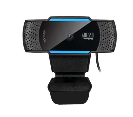Milwaukee PC - Adesso CyberTrack H5 1080p HD Webcam w Dual Mic