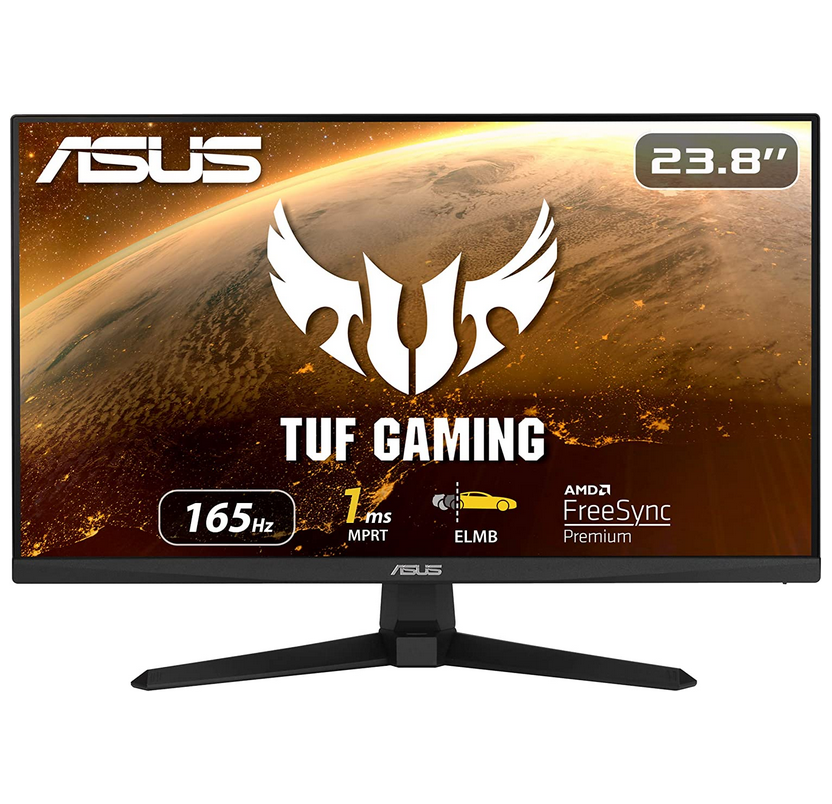 Milwaukee PC - ASUS TUF VG249Q1A - 23.8" FHD IPS, 165Hz, 1ms, 250nits, FreeSync, DP/HDMI