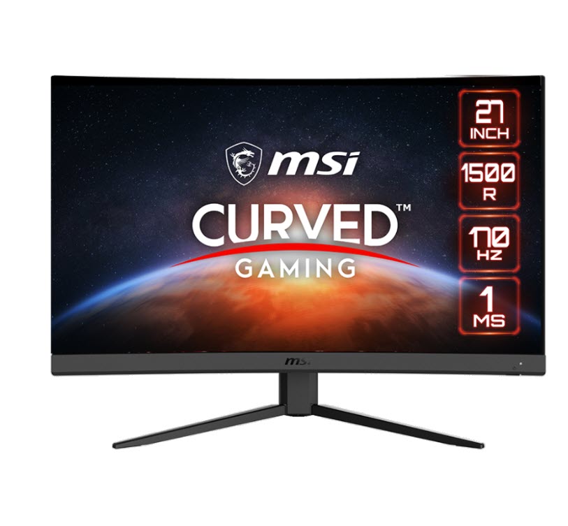 Milwaukee PC - MSI G27CQ4 E2 27" Curved Gaming Monitor - 2560x1440 WQHD, 1xDP, 2xHDMI