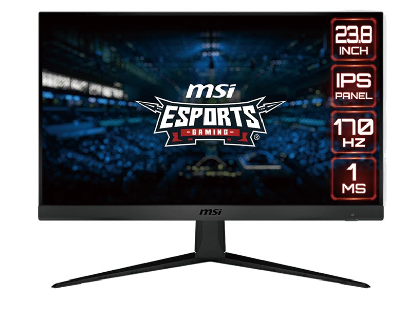 Milwaukee PC - MSI G2412 24" IPS FHD, 170Hz, 2xHDMI, 1xDP, AMD FreeSync Premium