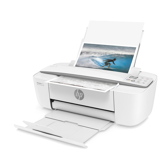 Milwaukee PC - HP DeskJet 3755 All-in-One Inkjet Printer (White) - P/S/C, 8ppm black, 5ppm color, uses 65/65XL cartridges
