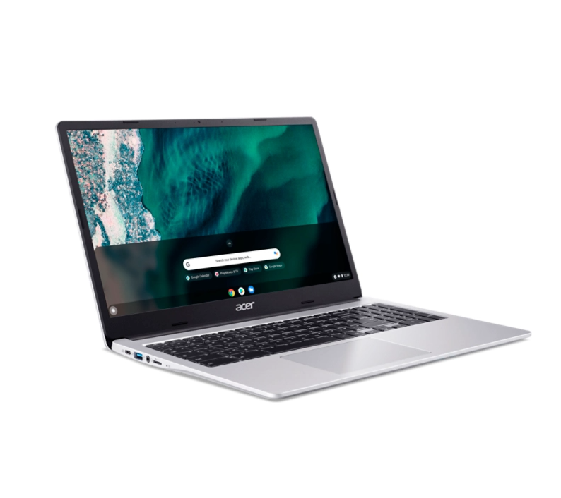 Milwaukee PC - Acer Chromebook 315 CB315-4HT-C68T - 15.6" TS, Celeron, 8GB, 64GB, WiFI 6, BT, Silver
