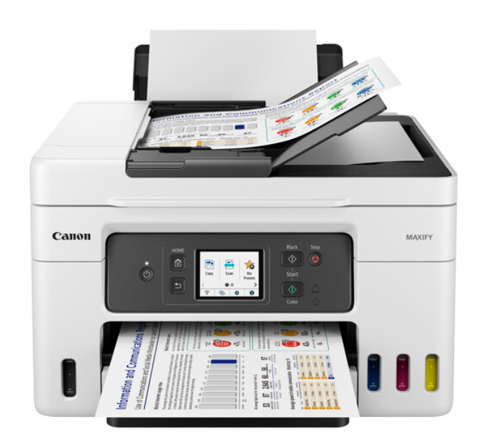 Milwaukee PC - Canon MAXIFY GX4020 MegaTank Small Office AIO Printer - P/S/C/F, up to 13/18ipm, WiFI/LAN/USB, uses GI-26  