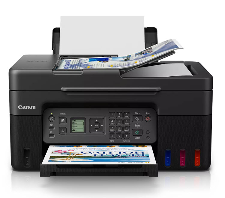 Milwaukee PC - Canon PIXMA G4270 -MegaTank Printer - P/S/C/F, up to 6/11ipm, WiFi/USB, uses  GI-21 PGBK/GI-21