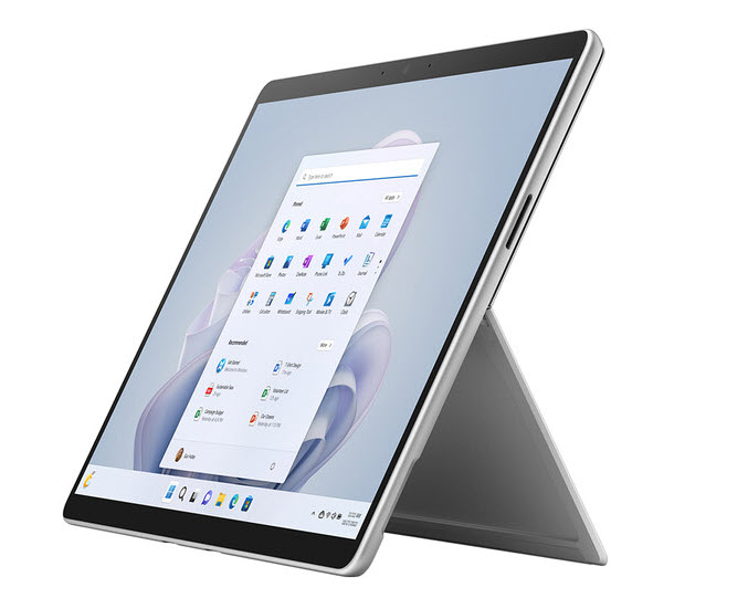 Milwaukee PC - Microsoft Surface Pro 9 Platinum - 13" Touch 2880x1920 120Hz, i5-1245U, 8GB, 512GB SSD, Xe Gfx, Wi-Fi 6E, BT5.2, TB4, W11P