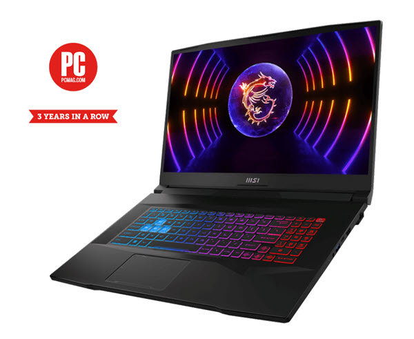 Milwaukee PC - MSI Pulse 17 B13VGK-888US - 17.3" FHD IPS 144Hz, i7-13620H, 16GB, 1TB SSD, RTX 4070 8GB, Wi-Fi 6, GbLAN, BT5.2, W11H