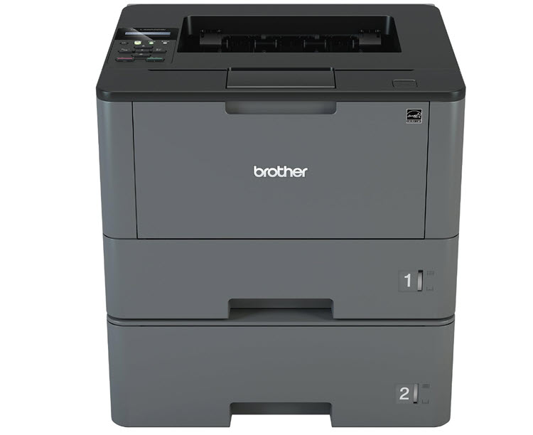 Milwaukee PC - Brother HL-L5200DWT Business BW  Laser Printer - Duplex, Dual Trays, WiFi, LAN, USB, up to 42ppm, TN850, DR820  