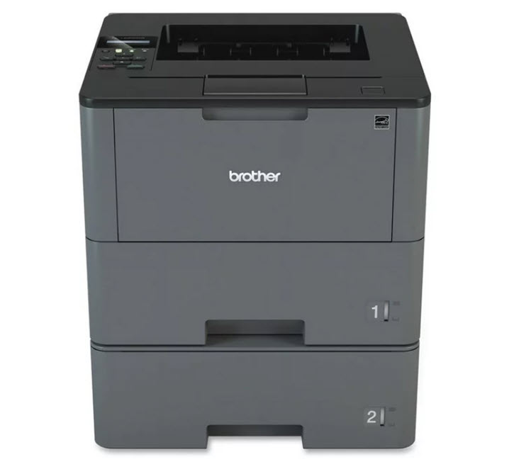 Milwaukee PC - Brother HL-L6200DWT Business BW  Printer - Duplex, Dual Trays,WiFi, LAN,  USB, up to 48ppm, uses TN850, DR820   