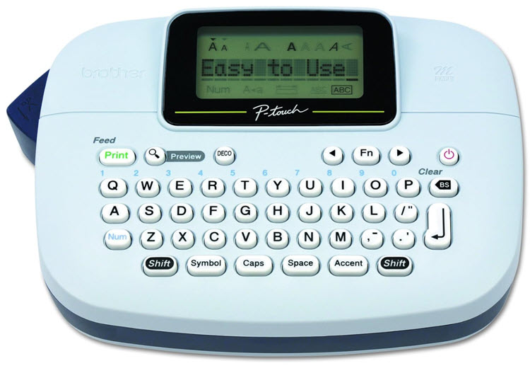 Milwaukee PC - Brother P-Touch PTM95 Portable Label Maker Thermal, LCD,  230dpi, uses M Tape