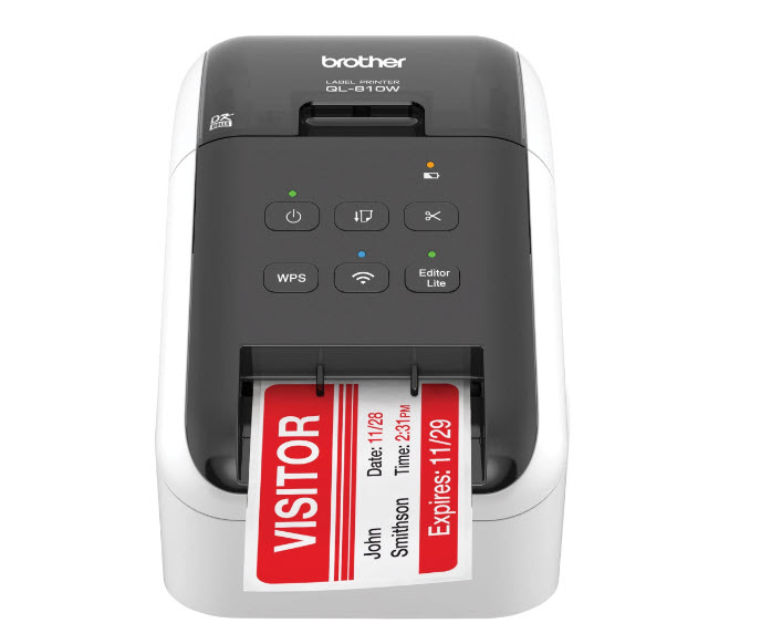 Milwaukee PC - Brother QL-810W Ultra-fast Label Printer - SDK, WiFi, USB, Stand Alone, uses DK, W/M