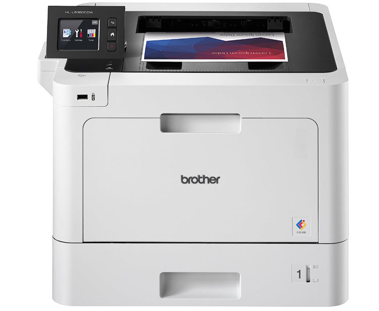 Milwaukee PC - Brother HL-L8360CDW Color Laser Printer - WiFI/GbLAN/USB, Duplex, up to 33ppm, uses TN431/433/436/DR431CL cartridges