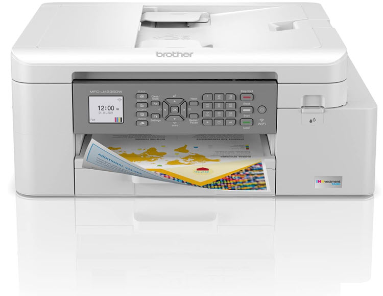 Milwaukee PC - Brother MFC-J4335DW INKvestment Tank AIO Color Inkjet Printer, Duplex,up to 20ppm, Wi-Fi/USB, Uses LC406/XL cartridges