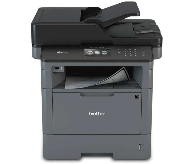 Milwaukee PC - Brother MFC-L5700DW BW Laser AIO Printer - Dup, P/S/C/F, WiFi/LAN/USB, up to 42ppm. uses TN850/820/DR820 