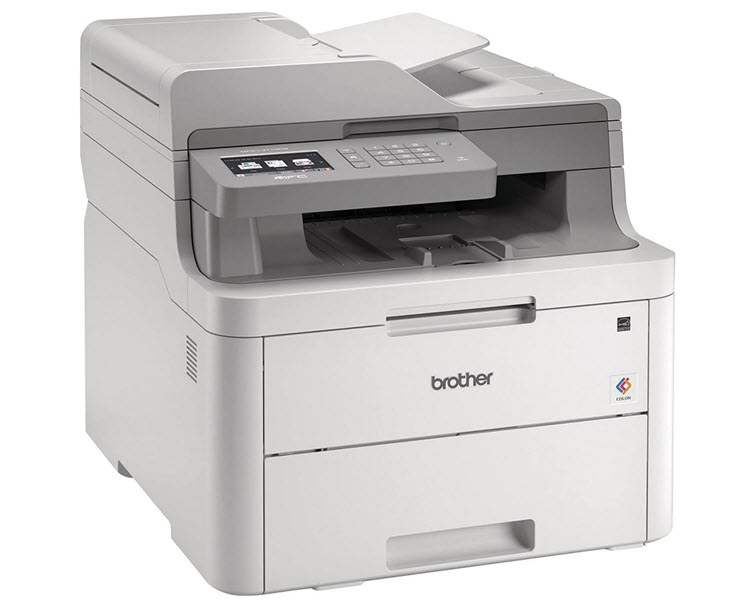 Milwaukee PC - Brother MFC-L3710CW Color AIO -  P/S/C/F, up to 19ppm, Wi-Fi, USB, uses TN223/227/ DR223 
