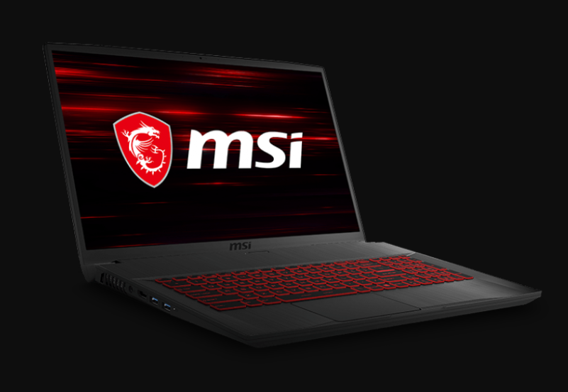 Milwaukee PC - MSI GF75 Thin 10SCXR 055, 17.3", i7, 16GB, 512GB, 1TB, Win 10