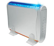 Milwaukee PC - Ext. Encl. 5.25" IDE Kingwin Alum KH-525F-S Firewire (w/bubble light led, Oxford 911 chipset)