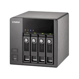Milwaukee PC - QNAP NAS TS-410-US 4-bay iSCSI Hot-swappable Marvell 800Hz 256MB DDR2 Retail