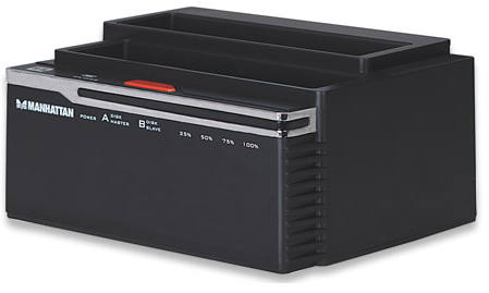 Milwaukee PC - Manhattan SATA Quick Clone Dock - SuperSpeed USB/eSATA to Dual SATA, 3.5"/2.5” (MH-130226) (130226)