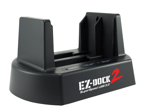 Milwaukee PC - Kingwin EZD-2536U Dual Bay / Black / 2.5”/3.5” SATA HDD Docking Station w/ USB 3.0