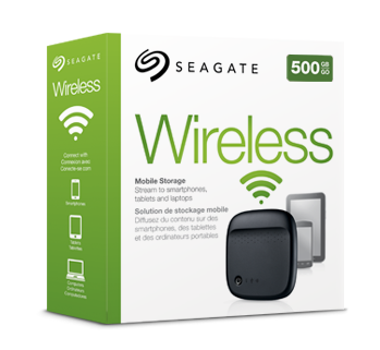 Milwaukee PC - Seagate 500GB Wireless Black
