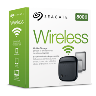 Milwaukee PC - Seagate 500GB Wireless HDD White