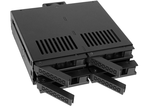 Milwaukee PC - Icy Dock 4 Bay 2.5 SAS SATA Mobile Rack