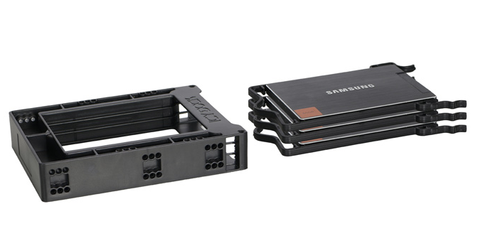 Milwaukee PC - Ez-Fit Trio 3 x 2.5" SSD/HDD Bracket For 3.5" Bay