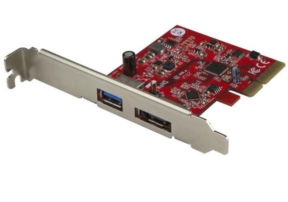 Milwaukee PC - 2-Port USB 3.1   USB-A and eSATA PCIe Card