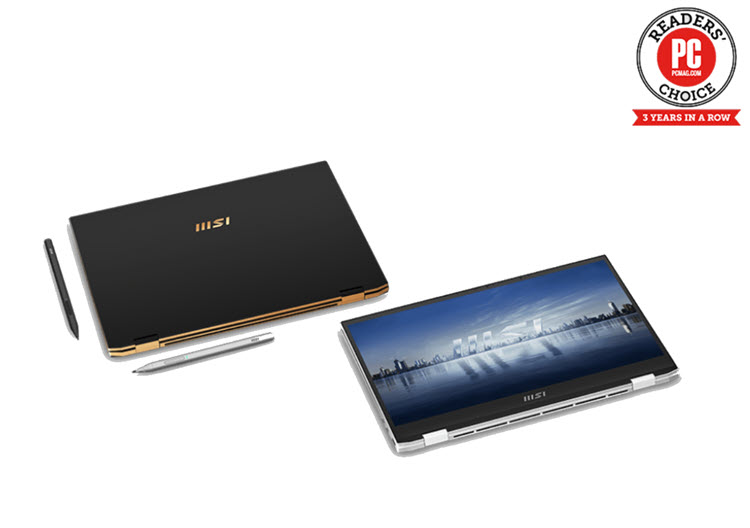Milwaukee PC - MSI Summit E13 Flip Evo A13MT-243US - 13.4" FHD+ IPS Touch, i7-1360P, 16GB, 1TB SSD, Xe Gfx, Wi-Fi 6E, BT5.3, USB4, TB4, W11H