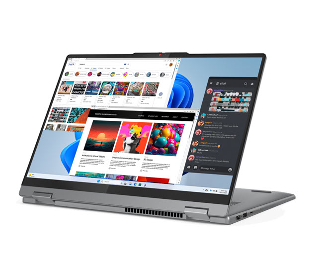Milwaukee PC - Lenovo IdeaPad 5 2-in-1 16IRU9 - 16" WUXGA IPS Touch, Core 5 120U, 16GB, 512GB SSD, Intel Gfx, Wi-Fi 6,BT5.2,HDMI, W11H 