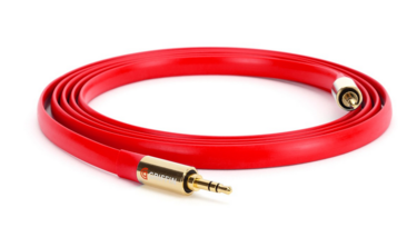 Milwaukee PC - Flat AUX 3ft Cable Red
