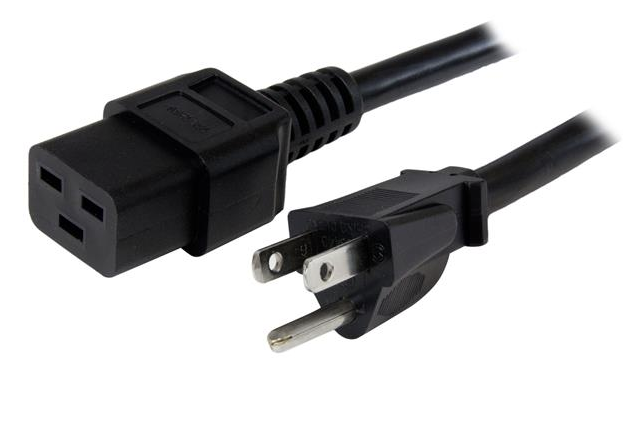 Milwaukee PC - Computer Power Cord - NEMA 5-15P to C19, 14 AWG, 6 ft