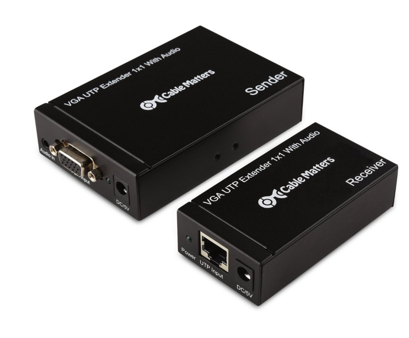 Milwaukee PC - Cable Matters VGA Extender  over Cat6 w/Audio - 300M