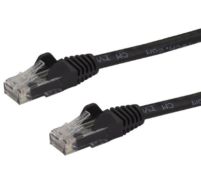 Milwaukee PC - Startech 1ft Black Cat6 Patch Cable