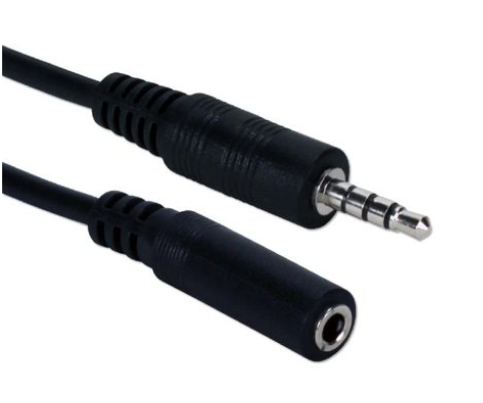 Milwaukee PC - QVS 3.5mm Mini Stereo Audio Extension Cable 6 ft