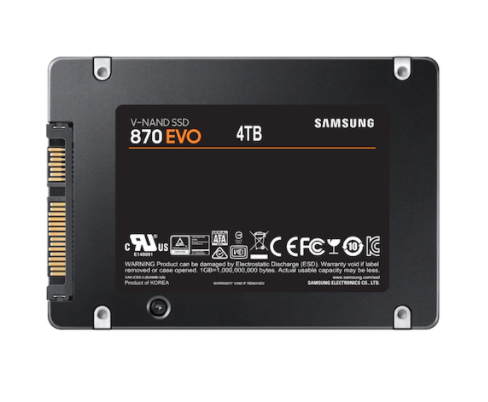 Milwaukee PC - Samsung 870 EVO 4TB 2.5" SATA III SSD