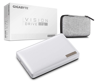 Milwaukee PC - Gigabyte VISION DRIVE 1TB, External SSD, USB3.2 Gen2x2