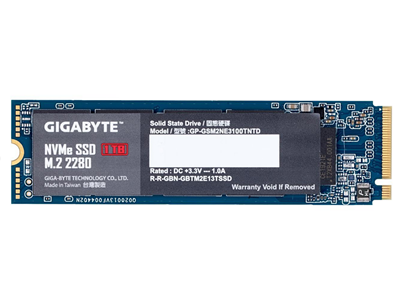Milwaukee PC - GIGABYTE NVMe SSD 1TB M.2 2280, PCI-Express 3.0 x4, NVMe 1.3